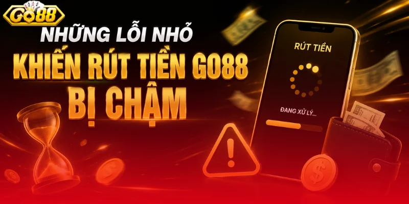 Những lỗi nhỏ khiến Rút Tiền Go88 bị chậm